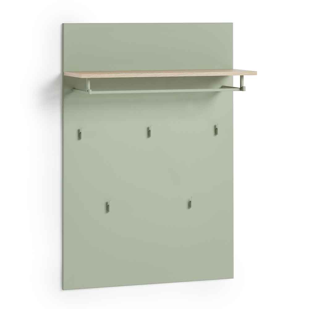 Malvern Wooden Coat Rack in Sage Green
