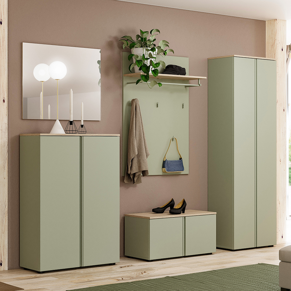 Malvern Wooden Hallway Furniture Set in Sage Green