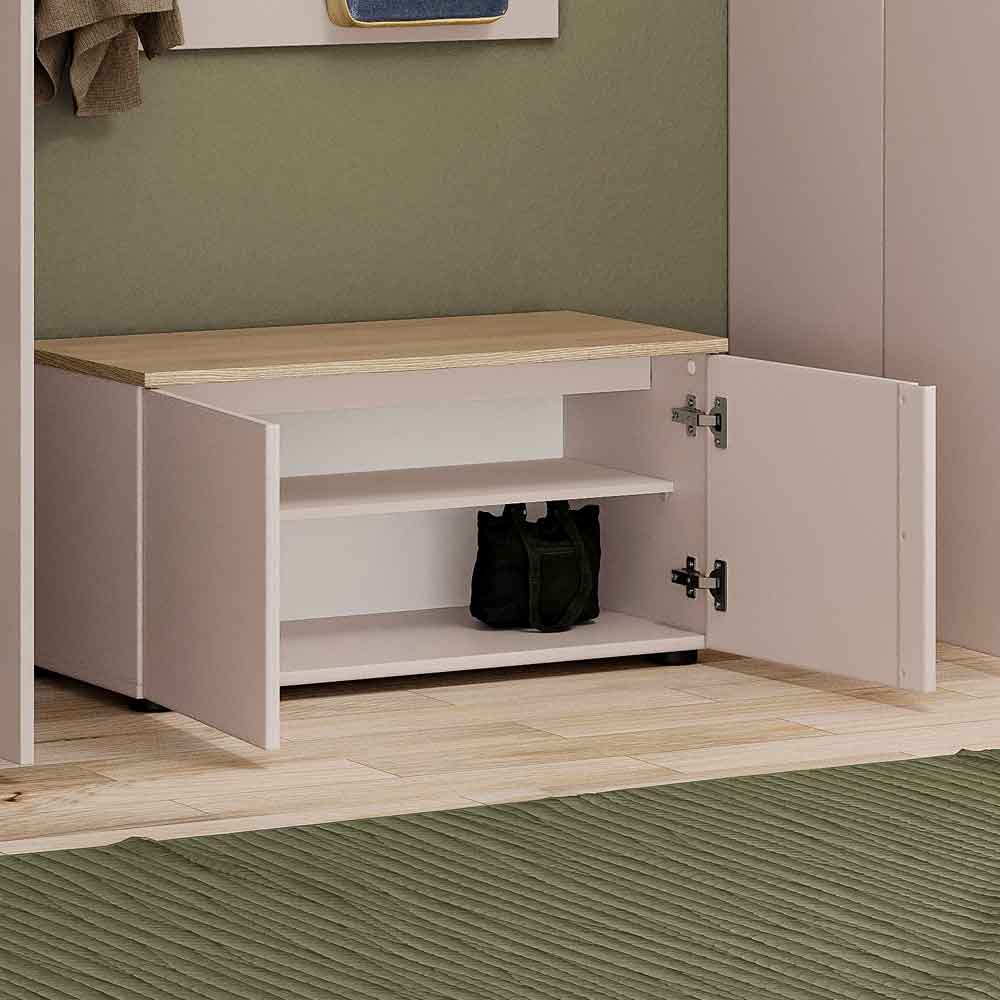 Malvern Wooden Hallway Seating Bench in Cashmere