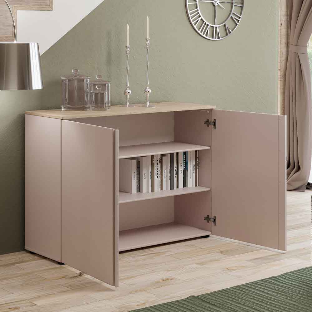 Malvern Wooden Sideboard with 2 Doors in Cashmere