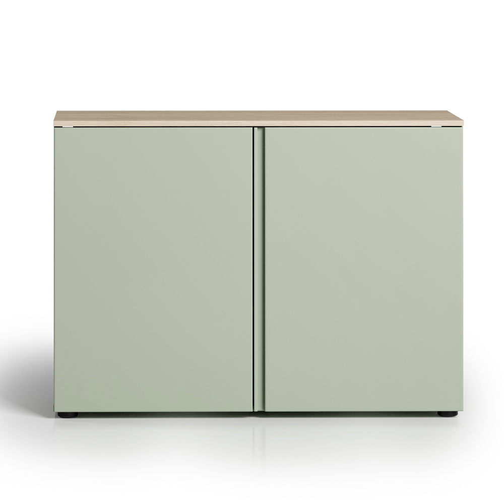 Malvern Wooden Sideboard with 2 Doors in Sage Green