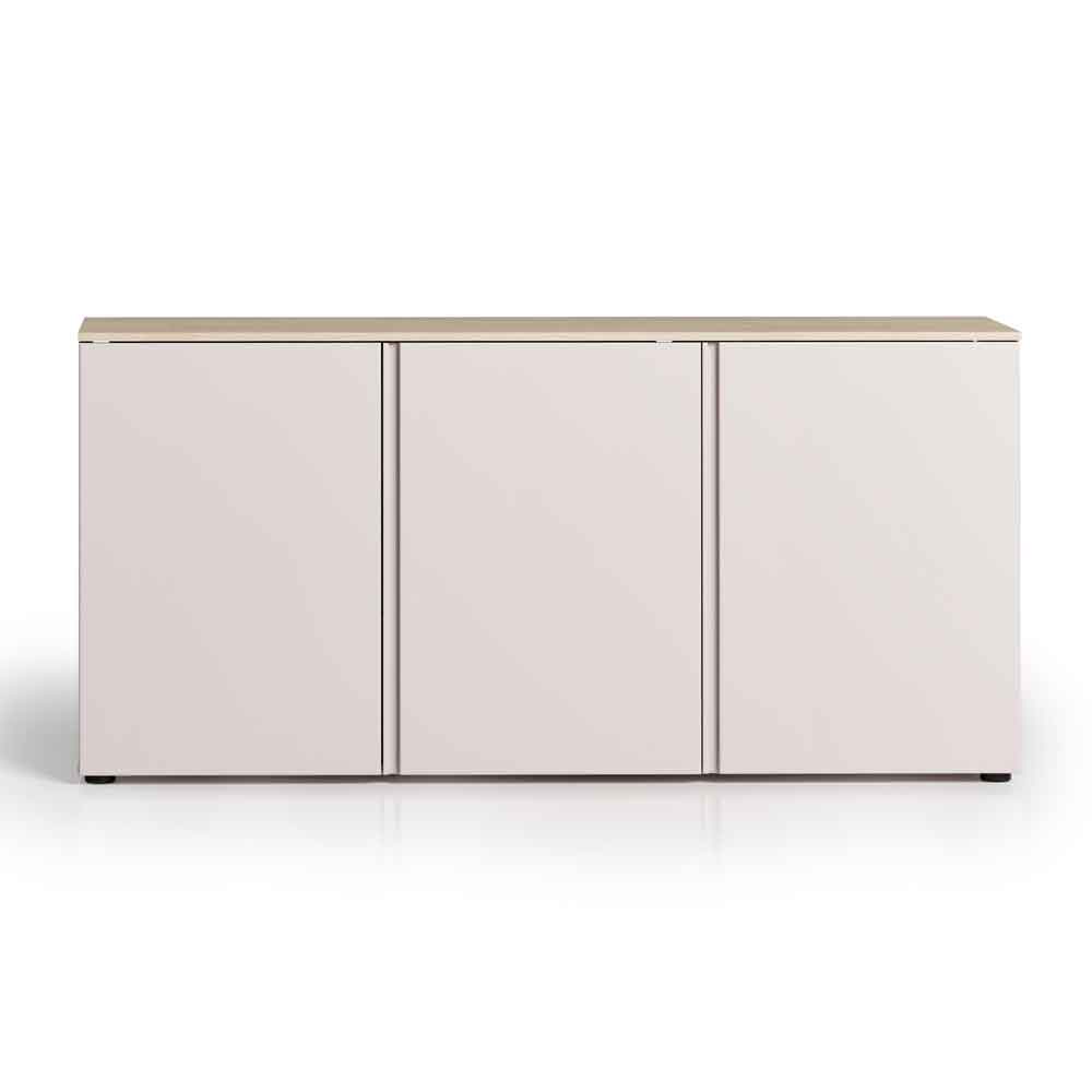 Malvern Wooden Sideboard with 3 Doors in Cashmere