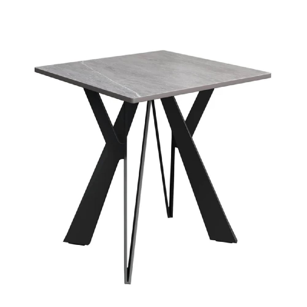 Read more about Mandan ceramic square side table in mid grey