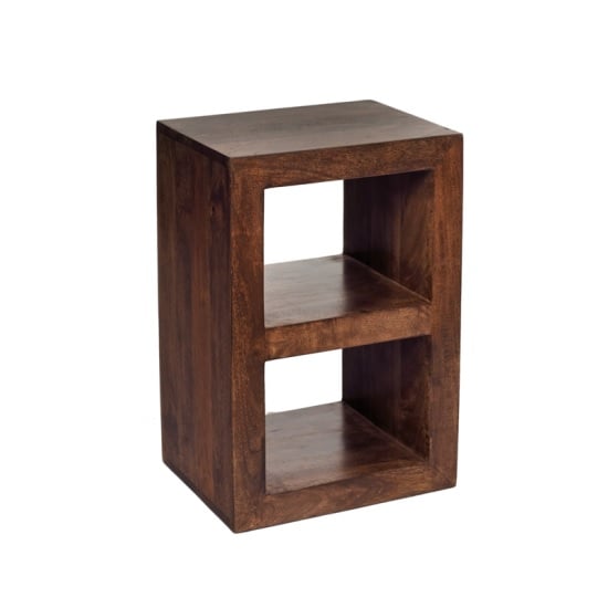 Product photograph of Mango Wood 2 Hole Display Unit from Furniture in Fashion