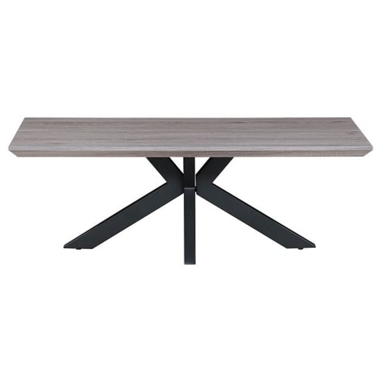 Product photograph of Manhattan Rectangular Wooden Coffee Table In Grey from Furniture in Fashion