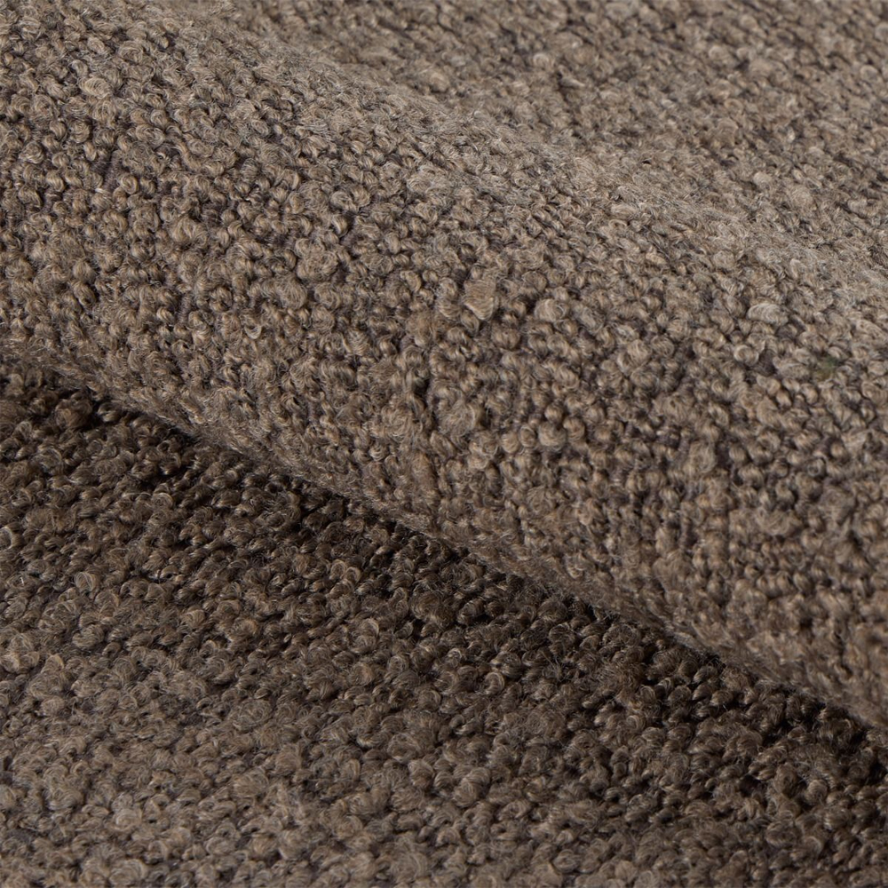 Manheim Fabric Left Hand 3 Seater Corner Sofa In Taupe