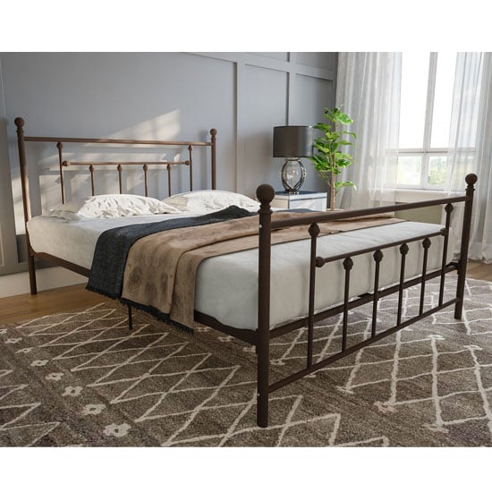 Photo of Manalo metal king size bed in bronze