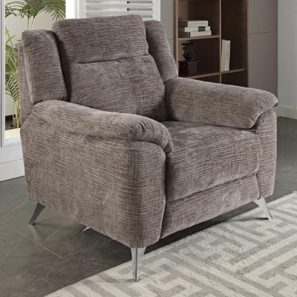 Mankato Fabric Sofa Suite In Stone
