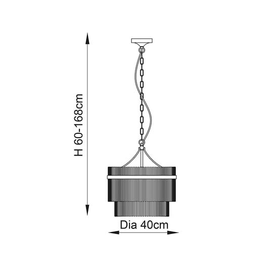 Manteo Clear Glass 3 Lights Ceiling Pendant Light In Nickel