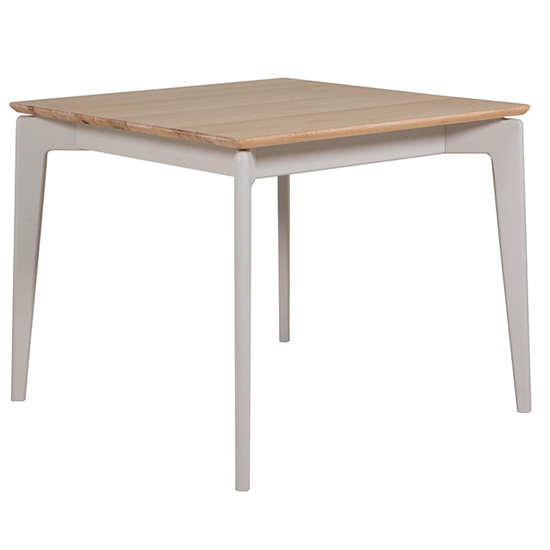 Maral Square Wooden Dining Table In Cashmere Oak