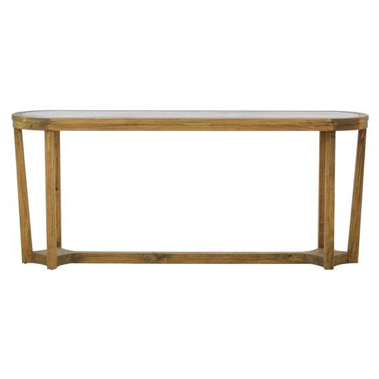 Mardeka Wooden Console Table In Natural_2