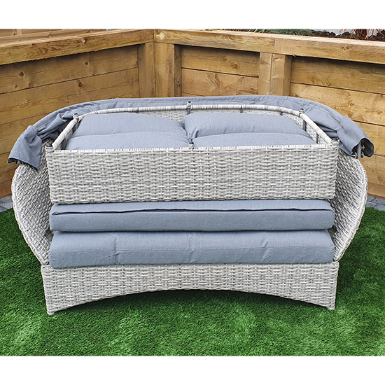 Maree Daybed With Canopy Hood In Creamy Grey_2
