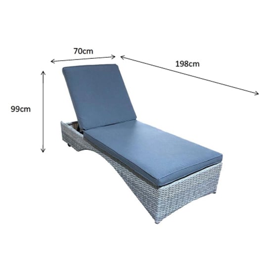 Maree Sunlounger Set With Drinks Table In Creamy Grey_5