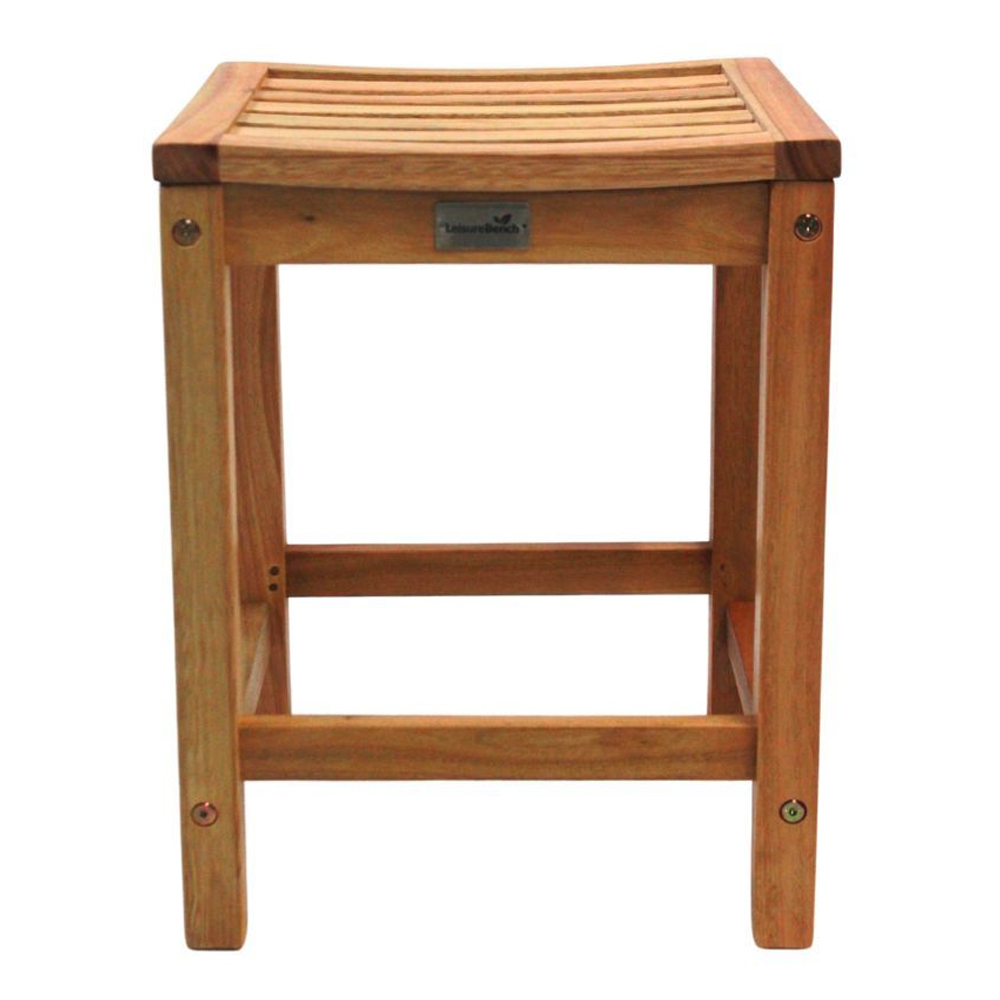 Marfa Natural Wooden Stools In Pair