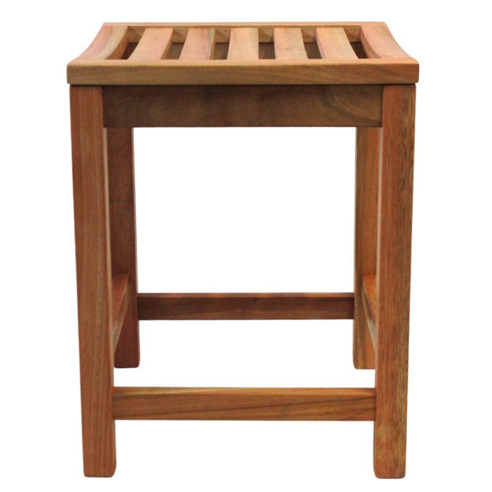 Marfa Natural Wooden Stools In Pair