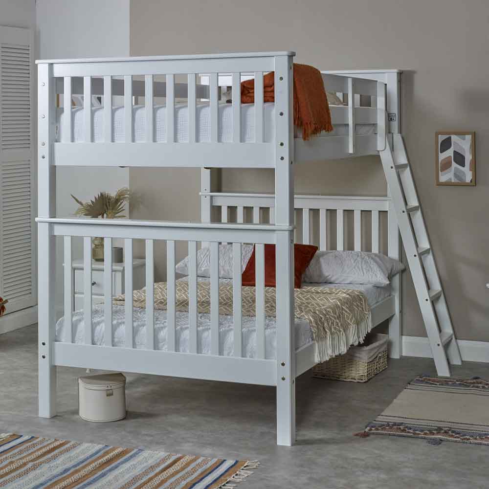 Marfa Wooden Bunk Bed In White