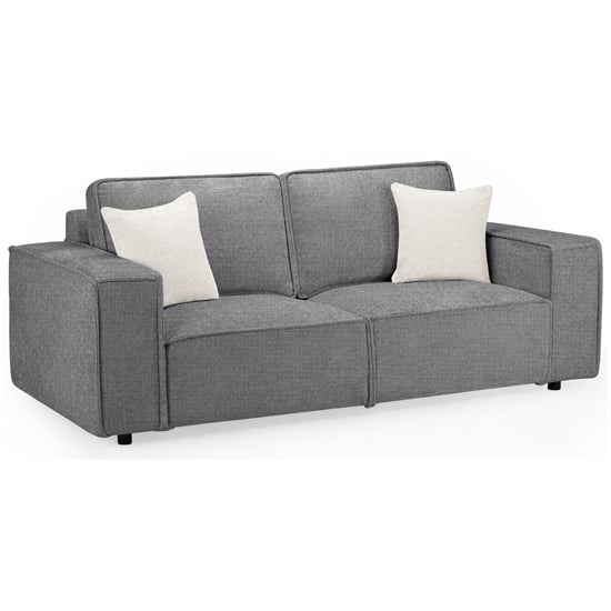 Product photograph of Maria Fabric 3 Seater Sofa In Slate from Furniture in Fashion