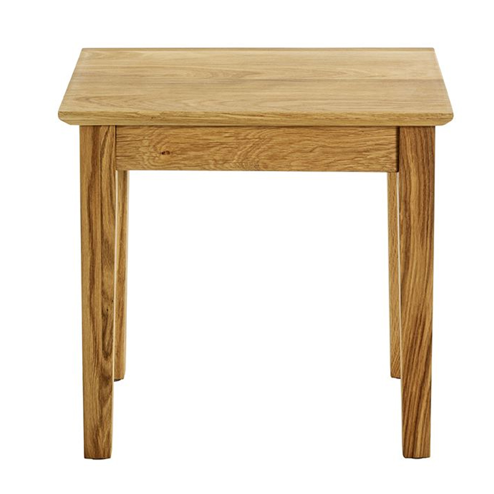 Maricopa Small Wooden End Table In Oak