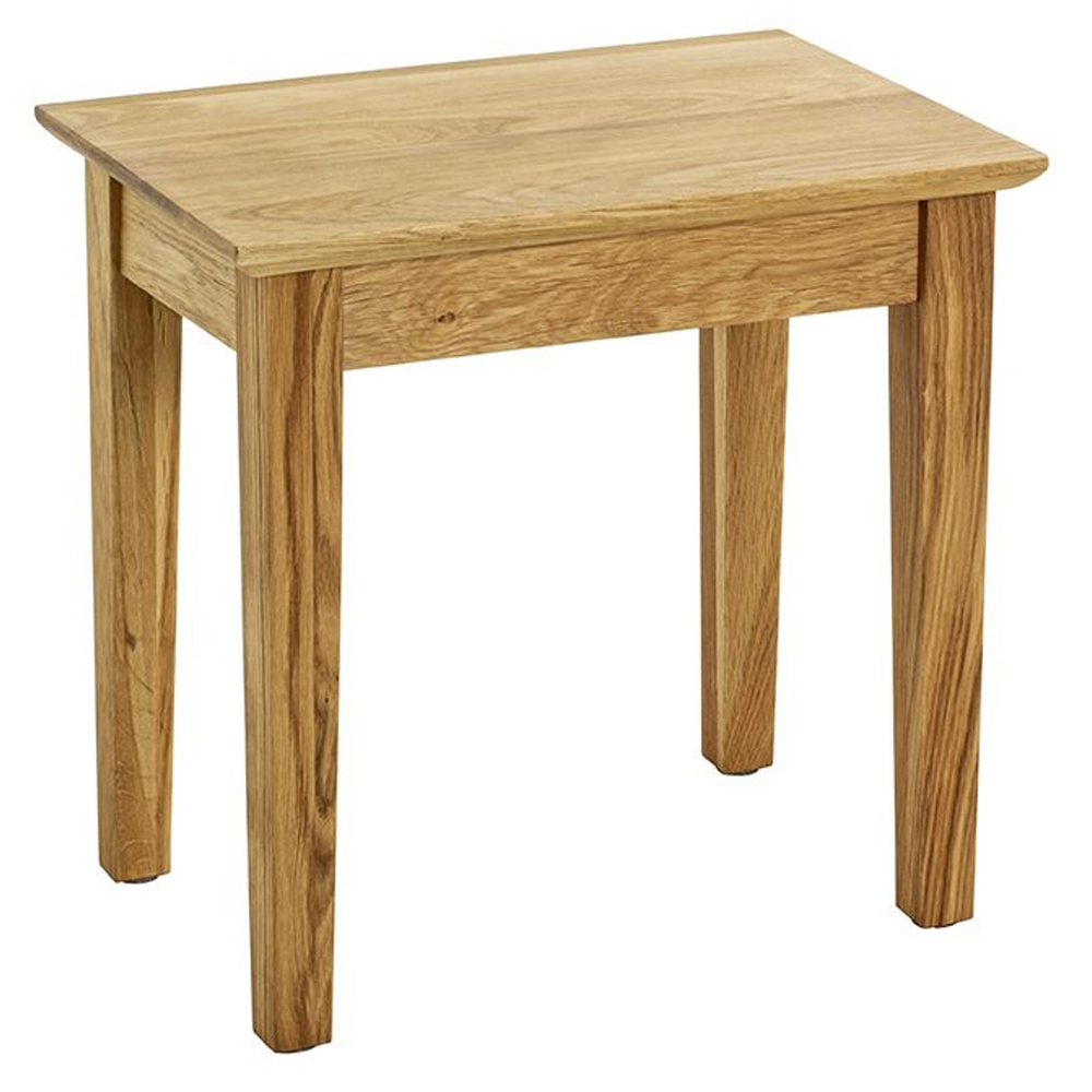 Maricopa Small Wooden End Table In Oak