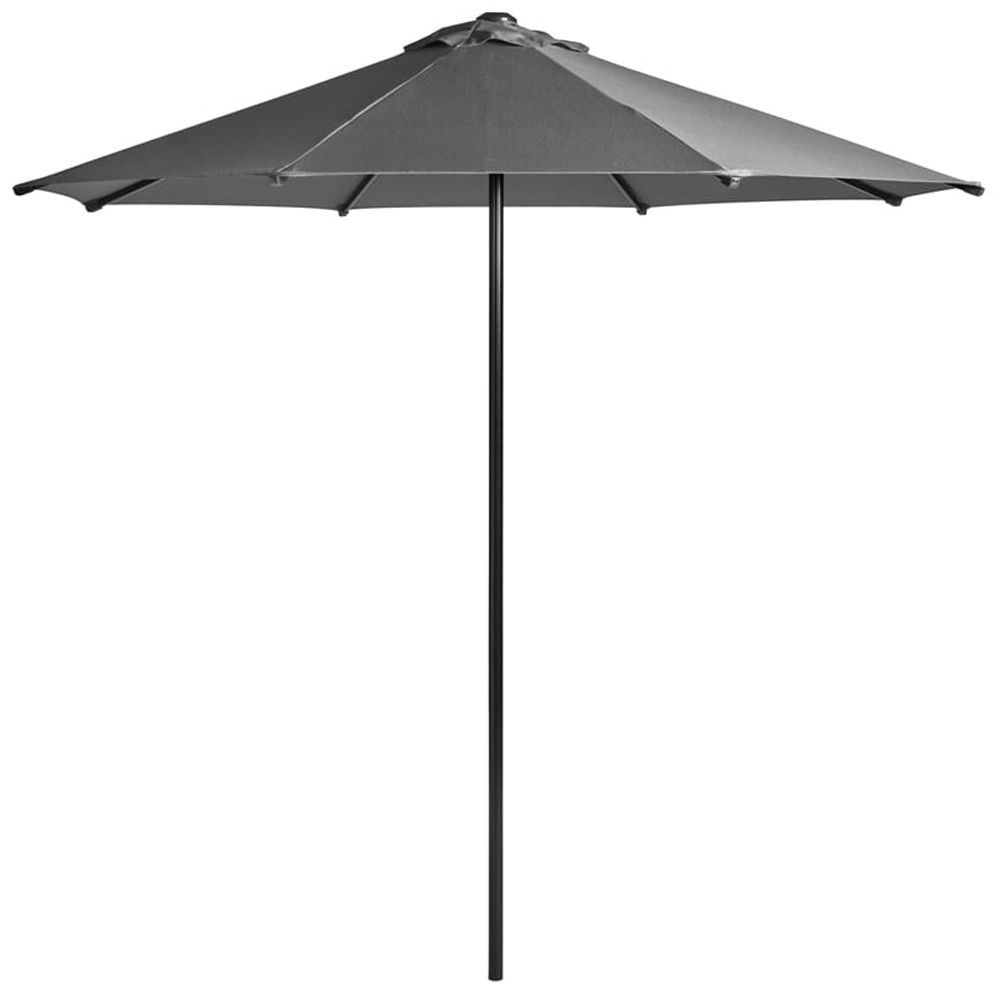 Marietta Wooden Dining Table With 4 Chairs And Parasol In Natural