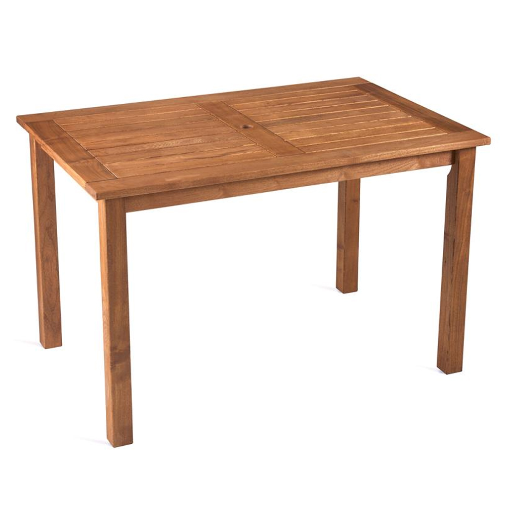Marietta Wooden Rectangular Dining Table With 4 Chairs In Natural