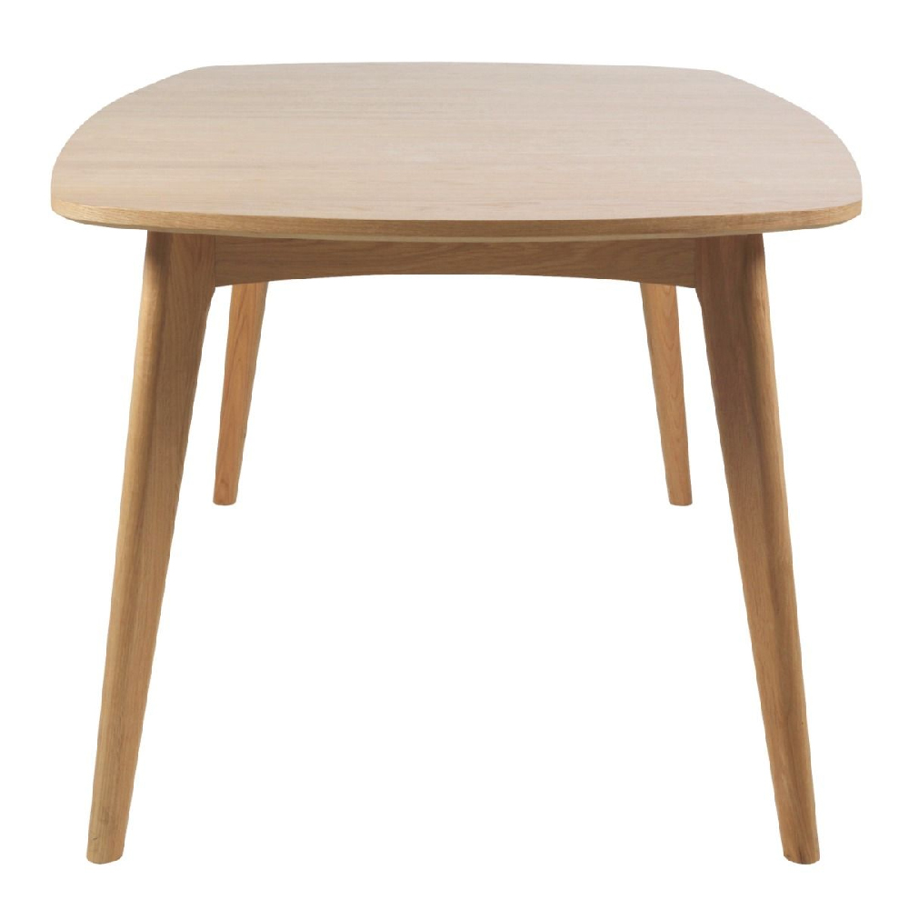 Marietta Wooden Rectangular Dining Table in Oak