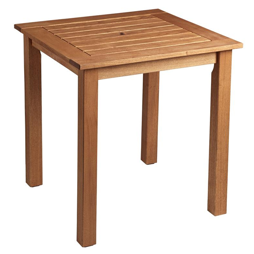 Marietta Wooden Square Dining Table With 4 Chairs In Natural