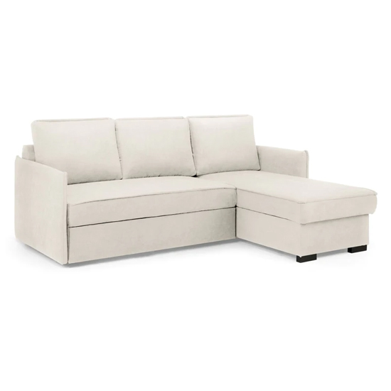 Marigot Fabric Universal Corner Sofa Bed In Teal Furniture in Fashion