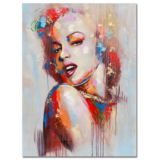 Read more about Marilyn monroe canvas wall art in multicolour