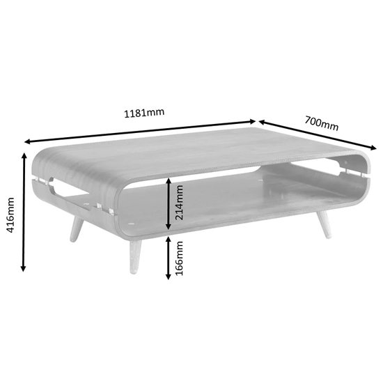 Marin Wooden Coffee Table In Walnut With Spindle Shape Legs