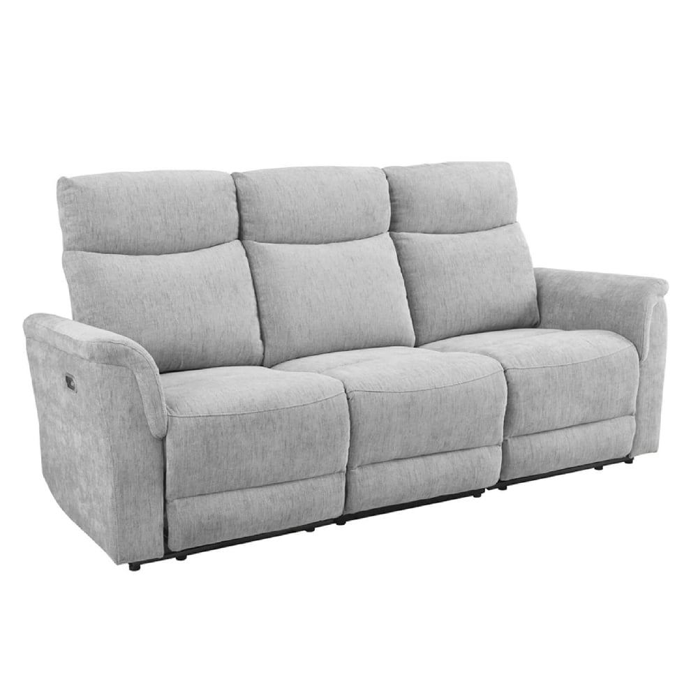 Read more about Marinette fabric 3 seater electric recliner sofa in grey