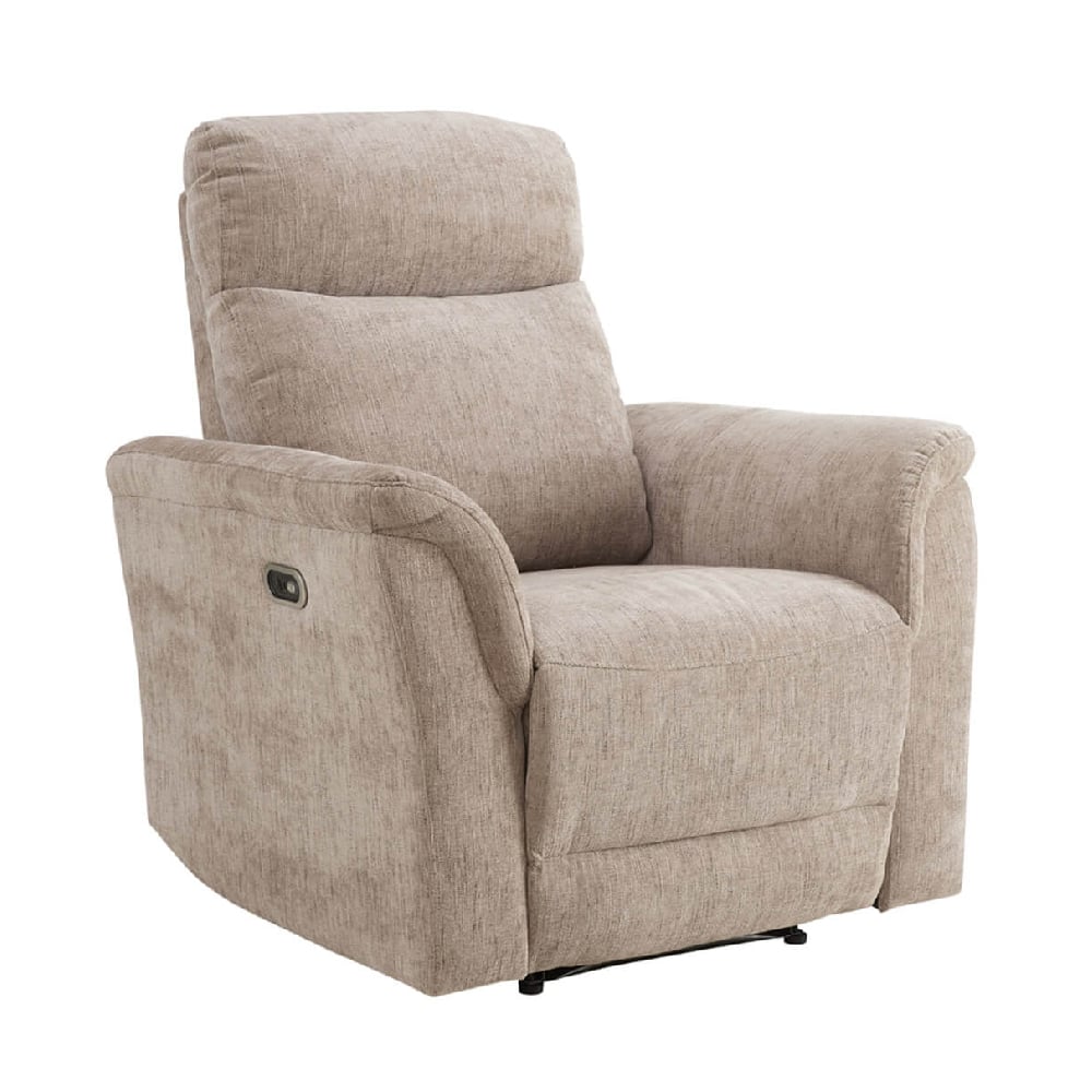 Read more about Marinette fabric electric recliner chair in mocha