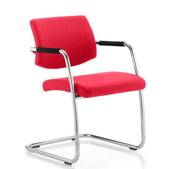 Product photograph of Marisa Office Chair In Cherry With Cantilever Frame from Furniture in Fashion