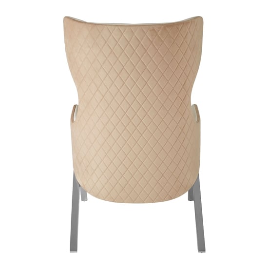 Markeb Upholstered Fabric Bedroom Chair In White