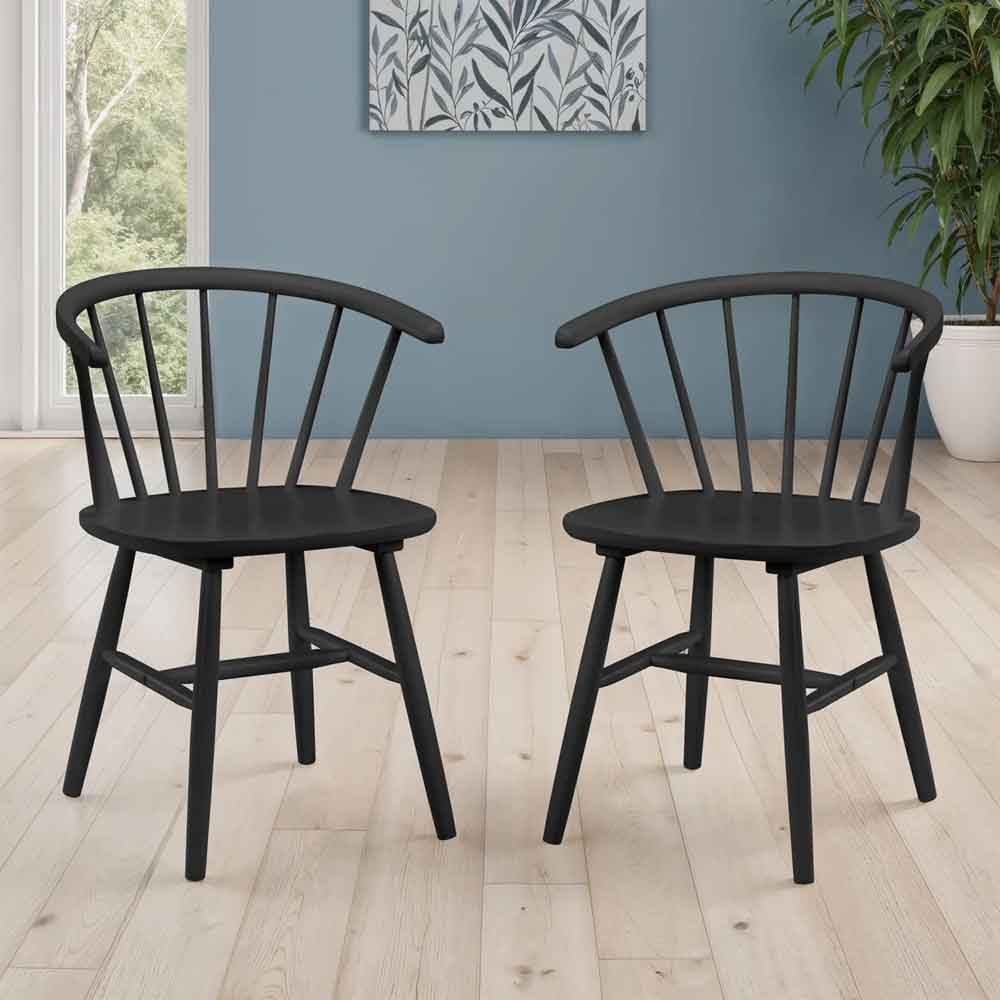 marleno black wooden dining chairs in pair-image-132467