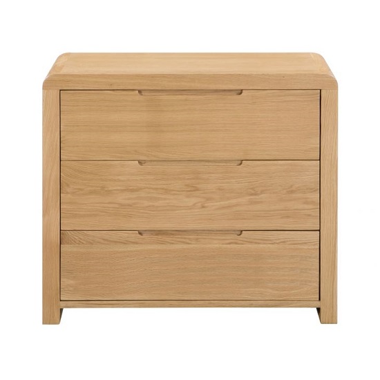 Camber Wooden Chest Of Drawers In Waxed Oak Finish_3