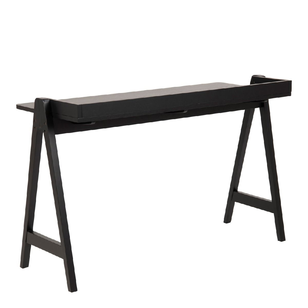 Marne Wooden Laptop Desk In Black