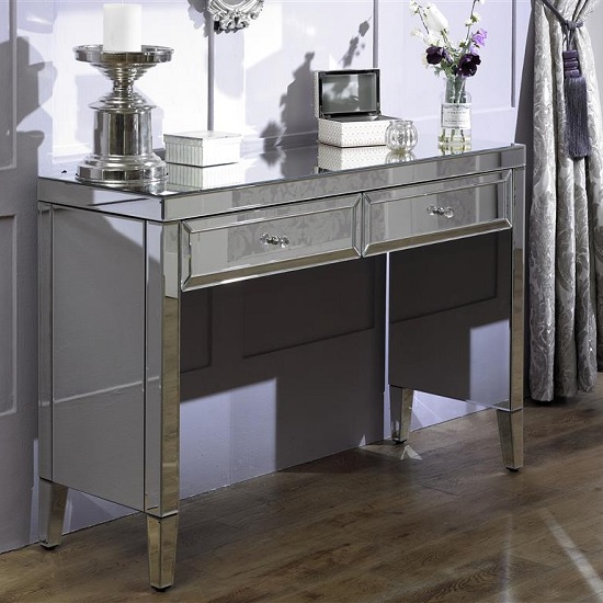 Marnie Rectangular Mirrored Dressing Table With 2 Drawers_2