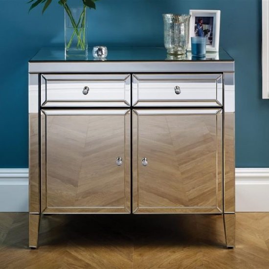 Read more about Marnie mirrored sideboard with 2 doors and 2 drawers