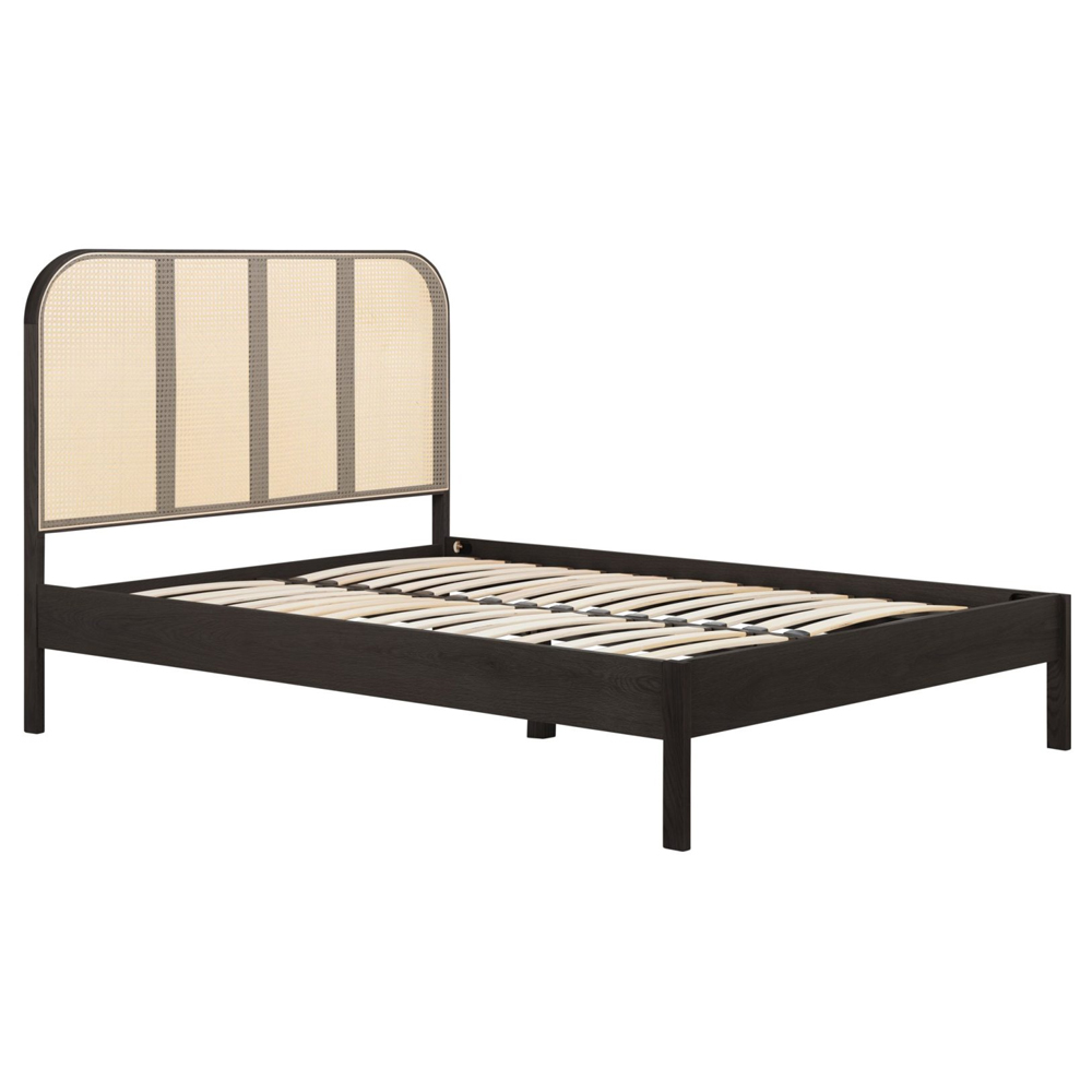 Marot Wooden Double Bed In Black