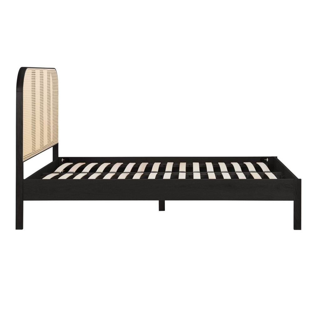 Marot Wooden Double Bed In Black