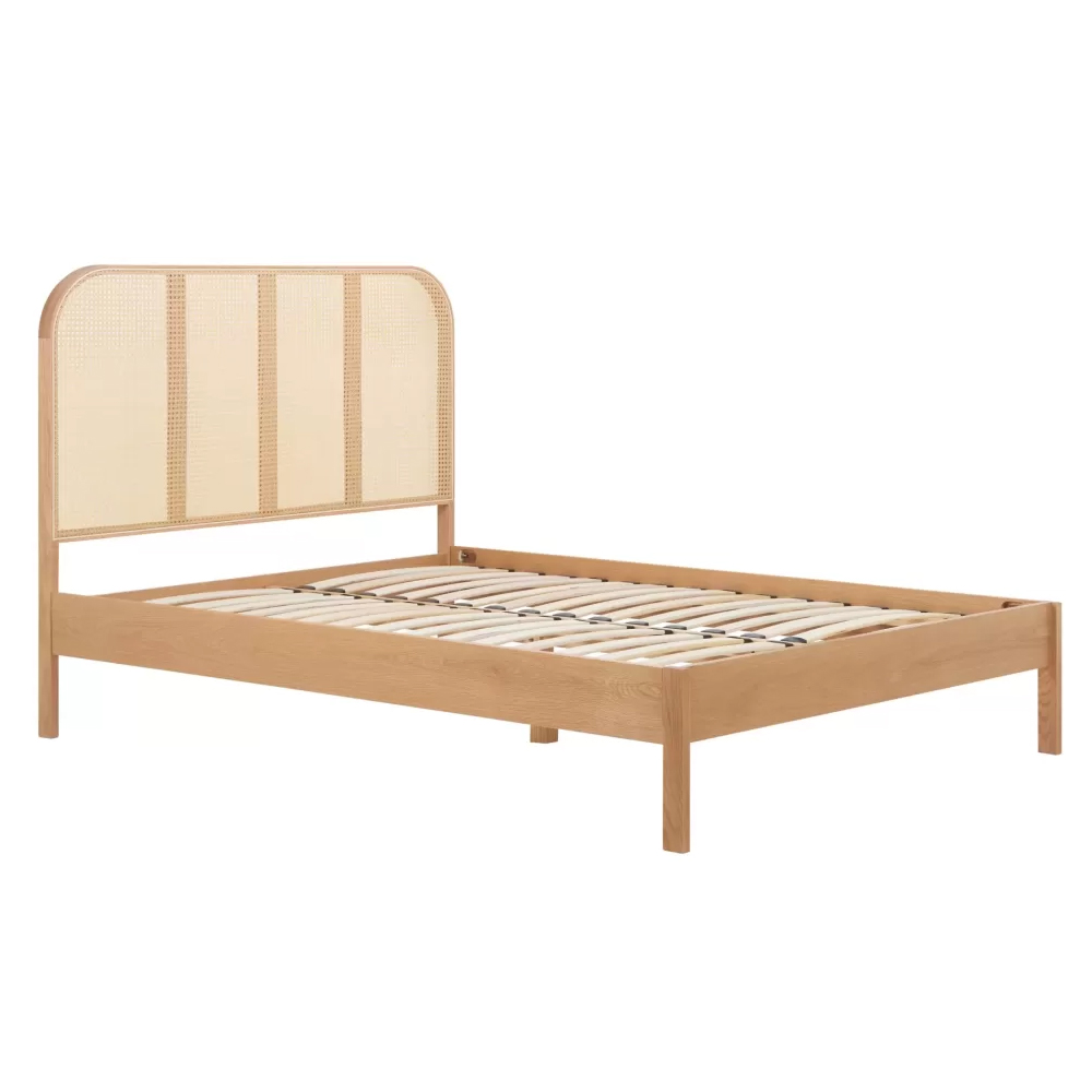 Marot Wooden King Size Bed In Oak