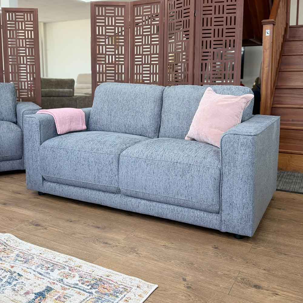 Marqen Fabric 2 Seater Sofa in Grey