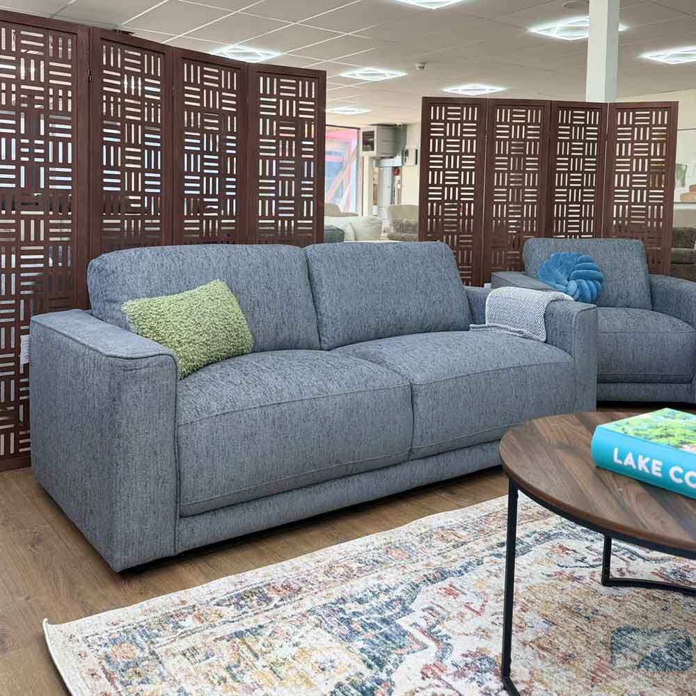 Marqen Fabric 3+2+1 Seater Sofa Set in Grey