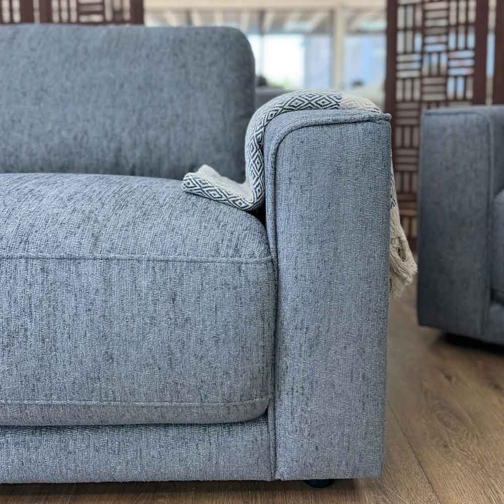 Marqen Fabric 3+2+1 Seater Sofa Set in Grey