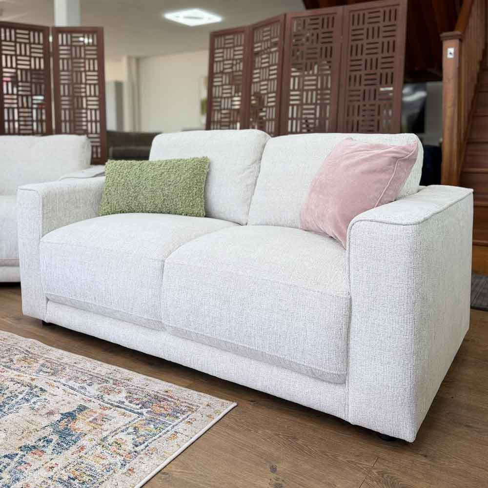 Marqen Fabric 3+2 Seater Sofa Set in Light Beige
