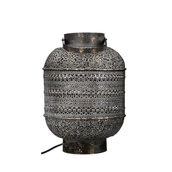 Product photograph of Marrakesch Small Table Lamp In Grey from Furniture in Fashion