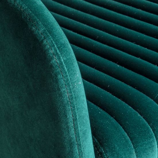 Marry Velvet Swivel Home And Office Chair In Green
