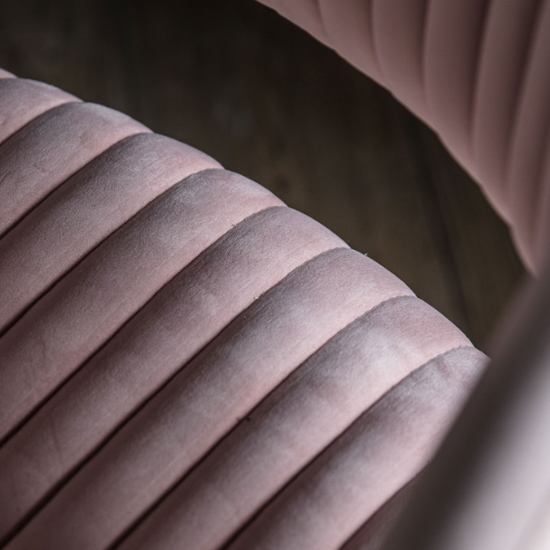 Marry Velvet Swivel Home And Office Chair In Pink