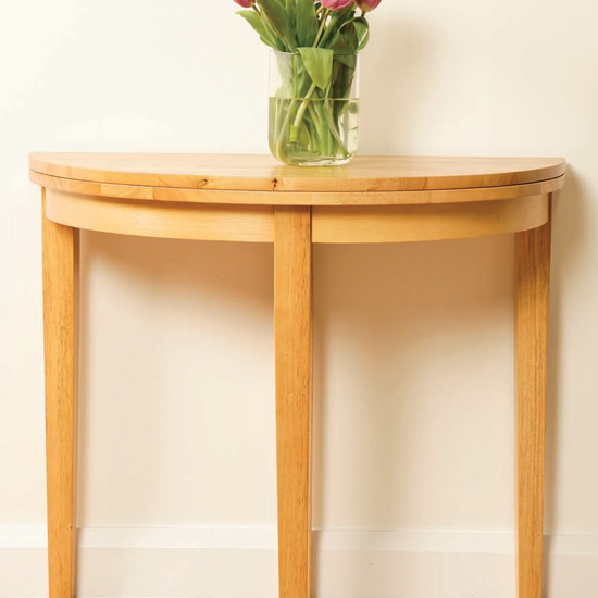 Marsic Half Moon Dining Set In Light Oak With 2 Chairs Furniture in